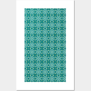 Symmetry Serenade Geometric Pattern Posters and Art